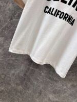 Celine 2025 early spring new letter flocking print round neck short sleeve T-shirt - Image 7