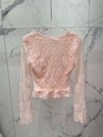 CHANEL Bow lace bottoming shirt - Image 5