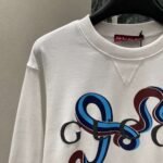 GUCCI 2025 Early Spring New Snake Print Round Neck Sweatshirt Advanced version official website 1:1 - Image 7