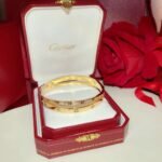 Cartier Love New Two-in-One Double Ring Cross Bracelet - Image 9