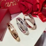 Cartier Love New Two-in-One Double Ring Cross Bracelet - Image 8