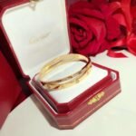 Cartier Love New Two-in-One Double Ring Cross Bracelet - Image 3