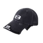 Balenciaga Original double-ring spliced aged baseball cap