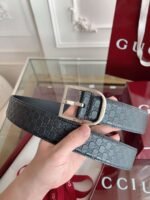 GUCCI Men’s Belt Genuine Leather Material Premium Edition Width 4cm - Image 6