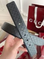 GUCCI Men’s Belt Genuine Leather Material Premium Edition Width 4cm - Image 4