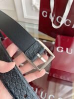 GUCCI Men’s Belt Genuine Leather Material Premium Edition Width 4cm - Image 2
