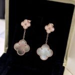 Van Cleef & Arpels Double Flower Earrings Gradient Color Premium Edition - Image 2