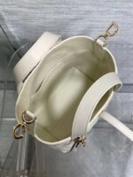 DIOR Toujours vertical series small soft cowhide material high-end version size: 16x12x18cm - Image 5