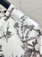 DIOR 2025 early spring new forest print 100% cotton round neck T-shirt - Image 3