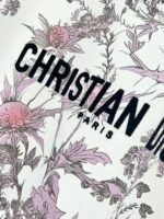 DIOR 2025 early spring new forest print 100% cotton round neck T-shirt - Image 2