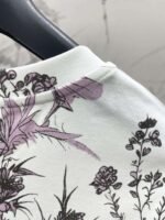 DIOR 2025 early spring new forest print 100% cotton round neck T-shirt - Image 7