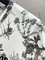 DIOR 2025 early spring new forest print 100% cotton round neck T-shirt - Image 12