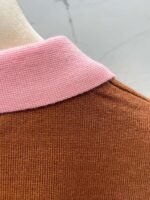 miumiu Early Spring Series Two-piece Contrast Color Knitted Short Sleeve - Image 10