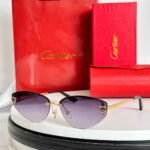 Cartier Sunglasses Premium Edition Size: 65-15-140 - Image 3