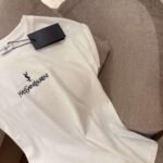 YSL 2025 New style short-sleeved T-shirt with lettering logo - Image 6
