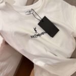 YSL 2025 New style short-sleeved T-shirt with lettering logo - Image 5