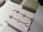 Van Cleef & Arpels Five-flower Clover Bracelet Advanced Version 1:1 - Image 2