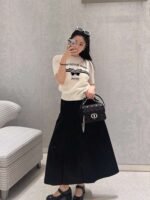 DIOR butterfly pattern knitted T-shirt - Image 5