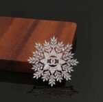 Chanel Snowflake Brooch Premium Edition 1:1 - Image 3