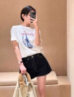 Burberry 2025 Spring and Summer New Three-Dimensional Bubble Short-Sleeved T-Shirt Premium Edition