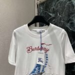 Burberry 2025 Spring and Summer New Three-Dimensional Bubble Short-Sleeved T-Shirt Premium Edition - Image 10