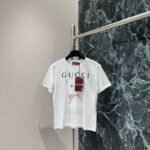 GUCCI 2025 Spring/Summer New Cherry Print Short Sleeve T-Shirt Premium Edition - Image 15