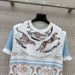 Hermès 2025 Summer New T-shirt Tiger Pattern Premium Edition - Image 10