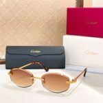Cartier sunglasses high-end version SIZE: 56 mouth 18-142 - Image 7