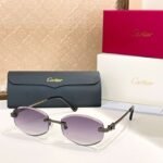 Cartier sunglasses high-end version SIZE: 56 mouth 18-142 - Image 8