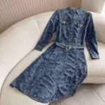 Valentino Metal Button Waist Dress - Image 6