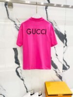 Gucci 320g crew neck short sleeve T-shirt with small double G logo embroidery - Image 4