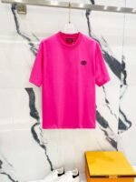 Gucci 320g crew neck short sleeve T-shirt with small double G logo embroidery - Image 3