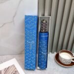 Goyard tri-fold sun-protective umbrella has a black inner coating that effectively blocks 99% of UV rays. - Image 8