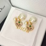 DIOR heart-shaped earrings