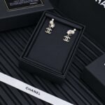 Chanel Colored Diamond and Glass Star Earrings - Image 5