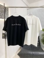 Acne Studios 2025 new short-sleeved T-shirt 260g cotton T-shirt
