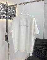 Acne Studios 2025 new short-sleeved T-shirt 260g cotton T-shirt - Image 5