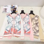 Hermès Spring and Summer Latest Tencel Knitted Cardigan Premium Edition - Image 9