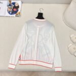 Hermès Spring and Summer Latest Tencel Knitted Cardigan Premium Edition - Image 8