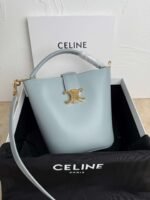 Celine Small Smooth Cowhide Leather Handbag Cowhide Material Premium Edition Bag Size: 16x19x12cm - Image 2