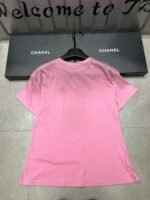 Acne Studios 1996 Letter Print Distressed Rhinestone Round Neck Short Sleeve T-shirt - Image 3