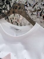 DIOR 2025 new summer T-shirt five-pointed star pattern short sleeves Pure cotton high quality version - Image 7
