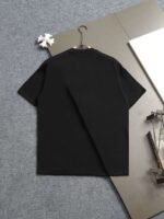 LOEWE new solid color letter dislocation embroidery high-quality cotton T-shirt - Image 12