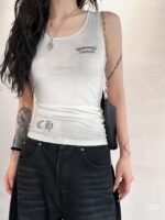 chrome hearts Sanskrit printed aged vest - Image 2