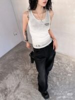 chrome hearts Sanskrit printed aged vest - Image 5