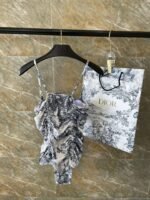 Dior Bandeau Bikini with Detachable Straps - Image 6