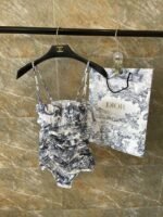 Dior Bandeau Bikini with Detachable Straps - Image 5