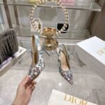 Dior 25 new woven embroidered high heels height 8.5cm - Image 6