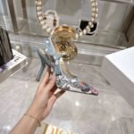 Dior 25 new woven embroidered high heels height 8.5cm - Image 5