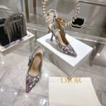 Dior 25 new woven embroidered high heels height 8.5cm - Image 3